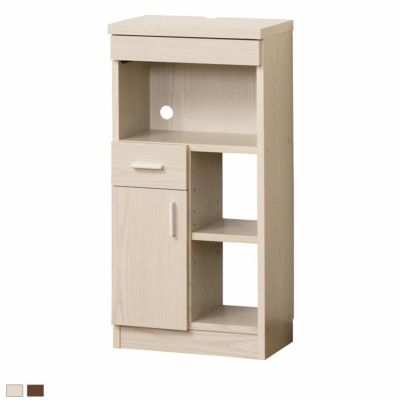 幅40cm 収納棚 ルーター収納 リビング収納 完成品 鞄置き 木製 引出 収納 ルーター WiFi 配線 隠す スッキリ コンパクト