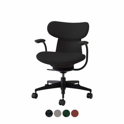 【設置無料】イングライフ ingLIFE オフィスチェア ナイロンキャスター 背座同色 固定肘 背クッション C05-B11CCW | コクヨ オフィスチェア