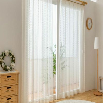 幅100cm / 幅150cm / 幅200cm レースカーテン ペルル 国産 日本製 デザイン レース カーテン 全20サイズ