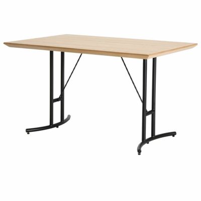 幅120cm リビングダイニングテーブル 北欧 ナチュラルモダン スチール脚