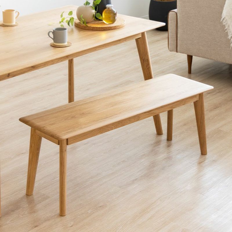 ダイニングベンチ ホワイトオーク無垢材 天然木 食卓椅子 オシャレ 北欧 カジュアル 完成品 | 暮らしのデザイン