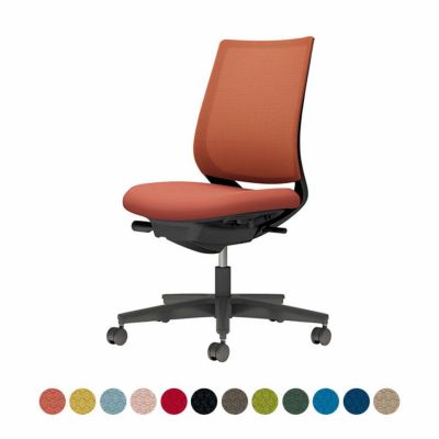 【設置無料】オフィスチェア ミトラ2 Mitra2 ブラック脚 スタンダードバック 肘無し ランバーサポートなし 張地メッシュタイプ 本体ブラック ポリウレタン巻きキャスター C04-B100MU | コクヨ オフィスチェア