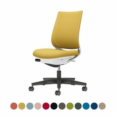 【設置無料】オフィスチェア ミトラ2 Mitra2 ブラック脚 スタンダードバック 肘無し ランバーサポートなし 張地メッシュタイプ 本体ホワイトグレー ナイロンキャスター C04-B100MW | コクヨ オフィスチェア