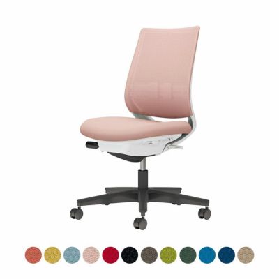 【設置無料】オフィスチェア ミトラ2 Mitra2 ブラック脚 スタンダードバック 肘無し ランバーサポートあり 張地メッシュタイプ 本体ホワイトグレー ポリウレタン巻きキャスター C04-B102MU | コクヨ オフィスチェア