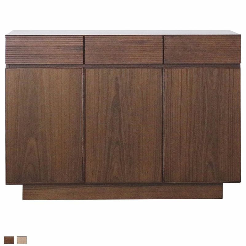 東京都23区配送無料】旭川家具 120cm サイドボード 茶箪笥