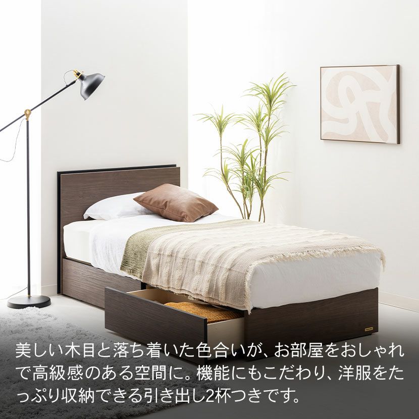 札幌 美品【フランスベッド ダブルベッド 引き出し付き】ふつう～か 