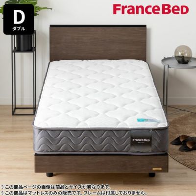 【設置無料】フランスベッド ダブルサイズ マットレス TW-100α1 高密度連続スプリング 耐圧分散 防ダニ 抗菌 防臭 加工 両面仕様 マット 日本製