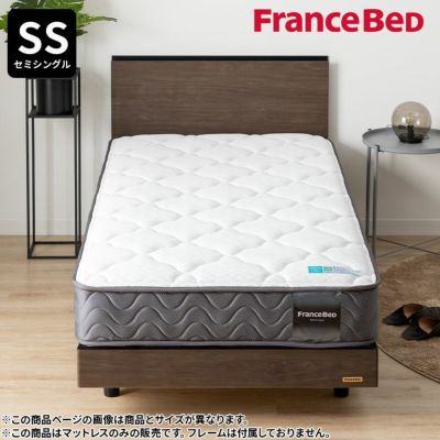 【設置無料】フランスベッド セミシングルサイズ マットレス TW-100α1 高密度連続スプリング 耐圧分散 防ダニ 抗菌 防臭 加工 両面仕様 マット 日本製