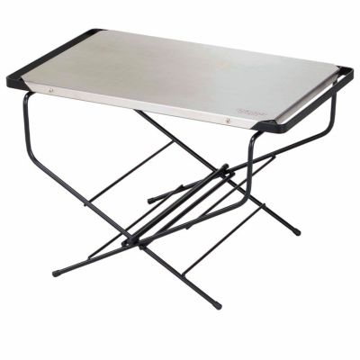 サイドテーブル Hang Out (ハングアウト) Fire Side Table キャンプ アウトドア テーブル 焚火 コンパクト収納 室内外兼用 折りたたみ 軽量 ステンレストップ