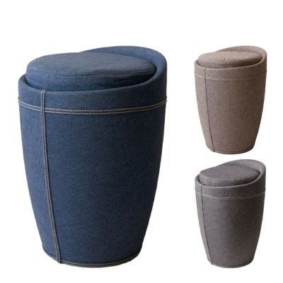 収納スツール Sofco(ソフコ)ファブリック 軽量 省スペース 幅360×奥行360×高さ500mm 完成品
