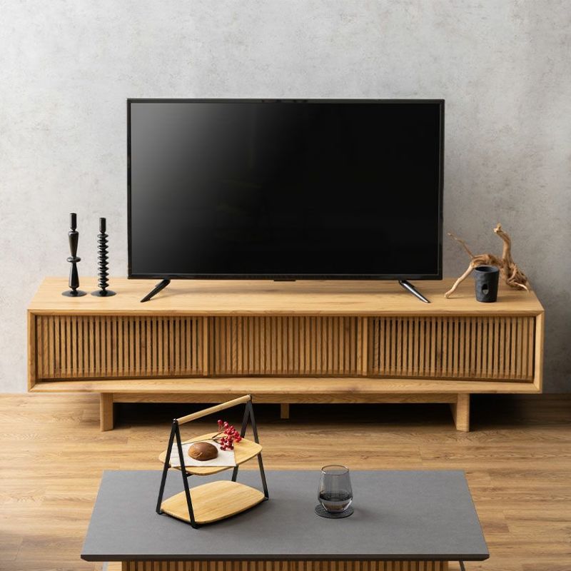 テレビボード幅130cm 浜本工芸 木製 55V型テレビまで設置可能-