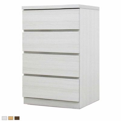 幅48.4cm 奥行44cm 4段チェスト クローゼット収納 衣類収納 洋服収納 整理タンス 押入れ収納 桐材 シンプル 国産 日本製