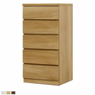 【設置無料】幅48.4cm 奥行44cm 5段チェスト クローゼット収納 衣類収納 洋服収納 整理タンス 押入れ収納 桐材 シンプル 国産 日本製