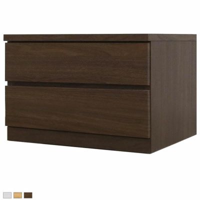 幅58.4cm 奥行44cm 2段チェスト クローゼット収納 衣類収納 洋服収納 整理タンス 押入れ収納 桐材 シンプル 国産 日本製 完成品