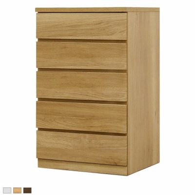 【設置無料】幅58.4cm 奥行55cm 5段チェスト クローゼット収納 洋服収納 衣類収納 整理タンス 押入れ収納 桐材 シンプル 国産 日本製