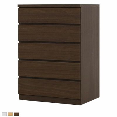 【設置無料】幅68.4cm 奥行55cm 5段チェスト クローゼット収納 洋服収納 衣類収納 整理タンス 押入れ収納 桐材 シンプル 国産 日本製