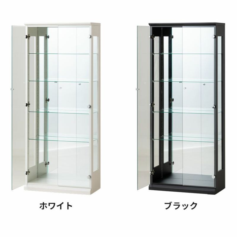 設置無料】幅65cm ハイタイプ コレクションケース VAGIO ガラス 設置無料】幅65cm ハイタイプ コレクションケース VAGIO ガラス