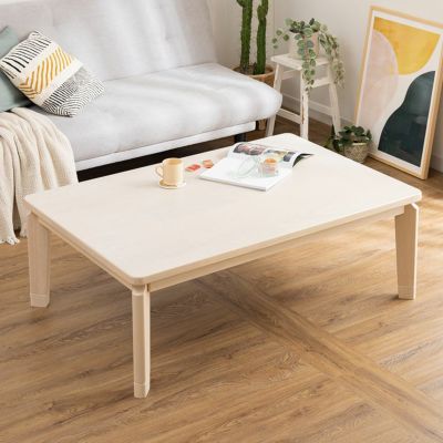 幅120cm 家具調こたつ ハロゲンヒーター 高さ調節可能 リビングこたつテーブル こたつ 暖卓 おしゃれ オーク突板 シンプル