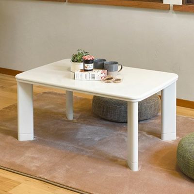 幅90cm こたつテーブル 石英管ヒーター 薄型 継ぎ脚付き 高さ調節 家具調 ウレタン樹脂塗装 リビング こたつ コタツ 炬燵 テーブル センターテーブル ローテーブル モノトーン おしゃれ