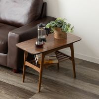 幅75cm センターテーブル トムテ 長方形 棚付き 天然木 木製 コーヒーテーブル コンパクト リビングテーブル おしゃれ シンプル 北欧 リビング ブラウン｜¥15,364の動画