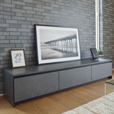 【設置無料】幅180cm テレビボード ローボード 大容量 収納付き 引き出し モダン スタイリッシュ 高級感 石目