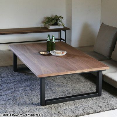 幅120cm サイ コタツテーブルウォールナット カーボンヒーター 2WAYコタツ コの字脚 4本脚 温度調節 コード収納付 家具調 天然木 ウォールナット材 モダン 速熱速暖 遠赤外線 リビング こたつ コタツ 炬燵 センター