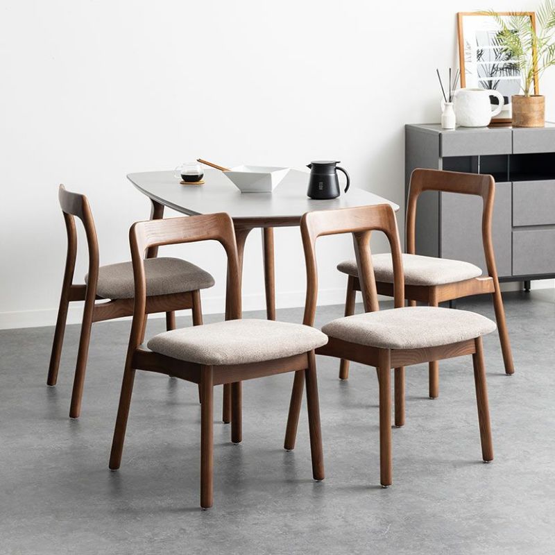 ダイニングテーブル オーク  (イケア　&  4xチェア, オーク/イースンダ グレー ダイニングテーブル オーク (イケア & 4xチェア, オーク/イースンダ グレー