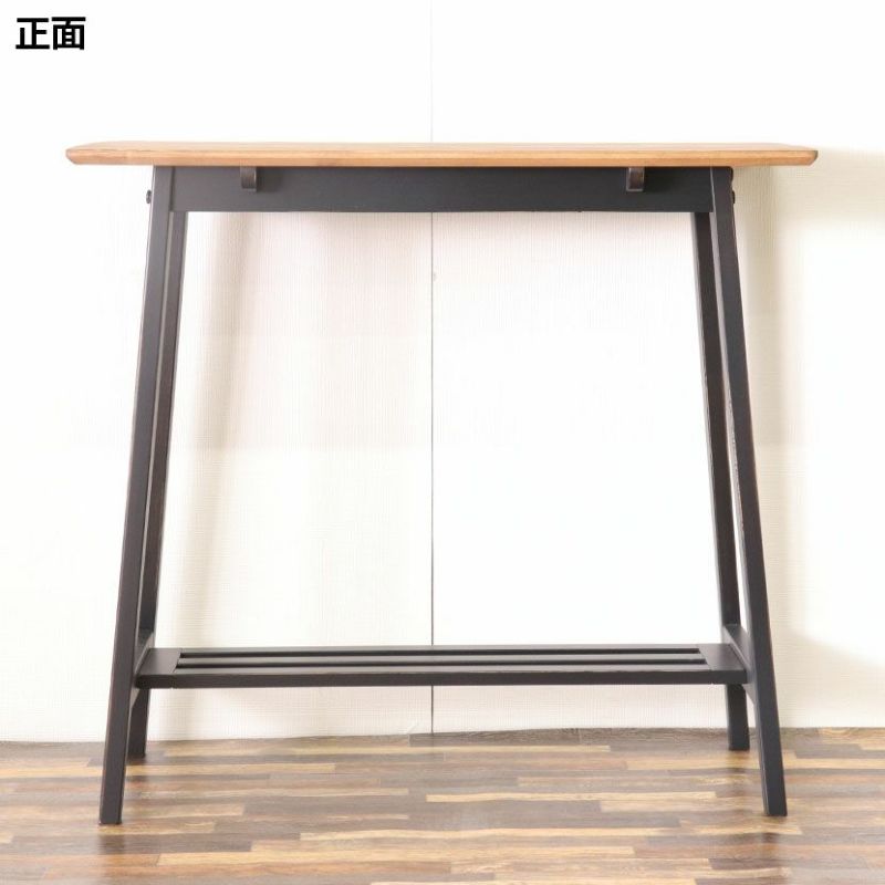 幅100cm ハイテーブル カフェ ブルックリン ナチュラル ヴィンテージ