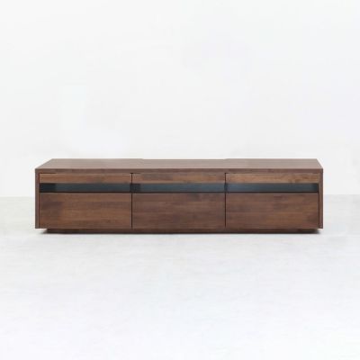 【設置無料】堀田木工所 幅180.2cm テレビボード 木製 アルダー材 自然塗装 日本製 ロック機能 引き出し 収納 TVボード テレビ台 ローボード リビング おしゃれ ナチュラル モダン 北欧