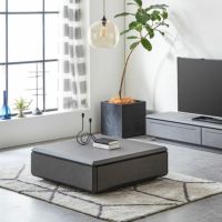 【設置無料】幅75cm ローテーブル 収納 引き出し セラミック調 正方形 テーブル 座卓 収納付きテーブル リビングテーブル センターテーブル おしゃれ シンプル モダン リビング｜¥44,455の動画