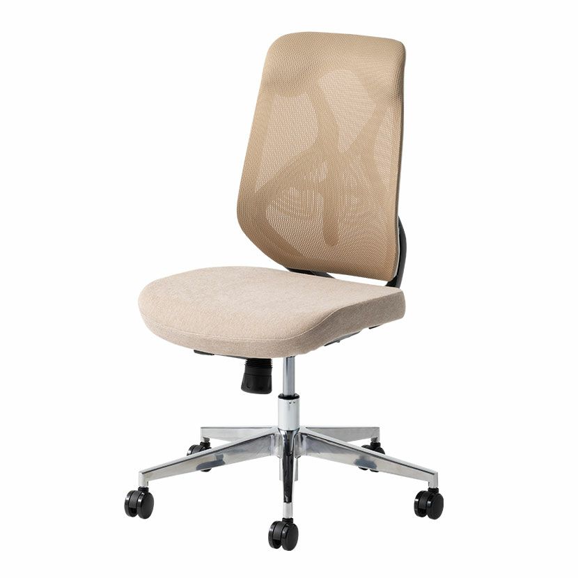 オフィスチェア YS-1 肘なし ランバーサポート 人間工学 シンクロ