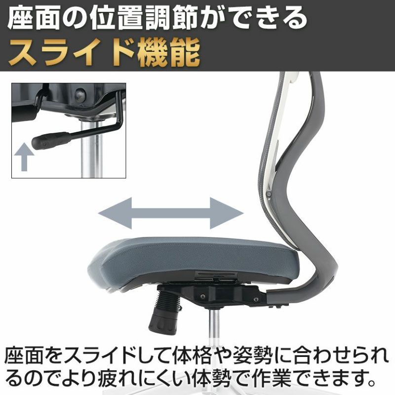 オフィスチェア YS-1 可動肘付き ヘッドレスト付き ランバー オフィスチェア YS-1 可動肘付き ヘッドレスト付き ランバー