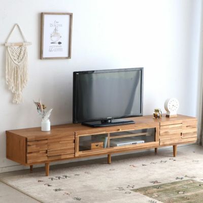 幅180cm アルグ テレビボード TVボード ローボード 脚付 引き出し フルスライドレール 収納 アカシア 無垢材 日本製 国産 ナチュラル