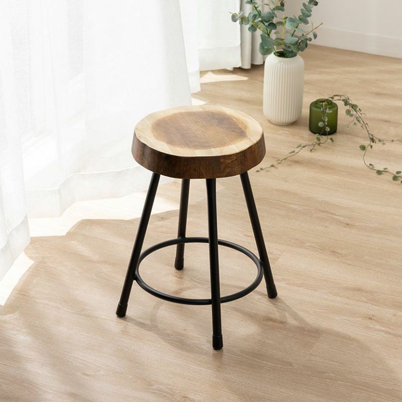 木製スツール 座面幅30cm×高さ65cm 丸椅子 stool-