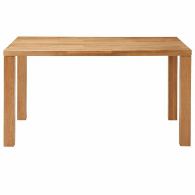 【設置無料】幅135cm ダイニングテーブル 木製 天然木 ホワイトオーク 無垢 集成材 ウッド 長方形 食卓テーブル 机 ダイニング おしゃれ シンプル 北欧 ナチュラル