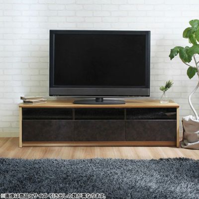 【設置無料】幅120cm テレビボード 石目調 引き出し 収納 ロータイプ 脚なし 日本製 国産 大川家具 テレビ台 ローボード ウォールナット ナチュラル リビング おしゃれ モダン