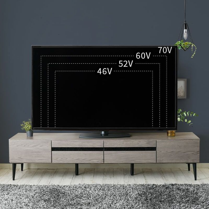幅180cm テレビボード 引き出し フラップ扉 収納 脚付き アジャスター付き 木目調 日本製 国産 大川家具 テレビ台 ローボード リビング おしゃれ シンプル モダン | 暮らしのデザイン