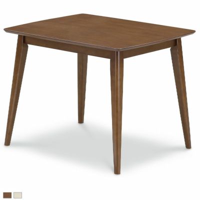 幅90cm ダイニングテーブル 木製 ラバーウッド材 無垢集成材 ウレタン塗装 コンパクト テーブル 2人 食卓テーブル ナチュラル 北欧 ダイニング ウィドゥスタイル