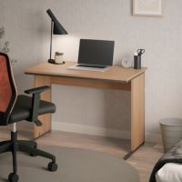 幅100cm デスク 奥行60cm スチール脚 配線スリット 木目 PCデスク モダン 机 ワークデスク 平机 ワークデスク おしゃれ オフィスデスク 白 グレー ブラウン｜¥9,991の動画