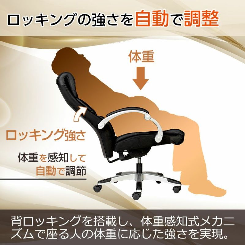 リクライニングチェア エクセディア3 ハイバック チェア 肘掛け