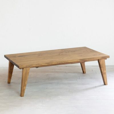 幅120cm 家具調 こたつテーブル 日本製 ラディ 長方形 カーボンヒーター 天然木 無垢 ヒノキ 木製 ローテーブル 暖卓 リビングこたつ おしゃれ ヴィンテージ風