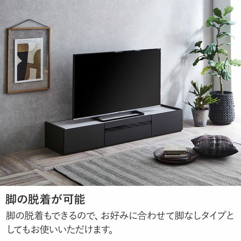 おしゃれなテレビ台譲ります。５５インチテレビも乗ります。180x42x35 - 東京都の家具