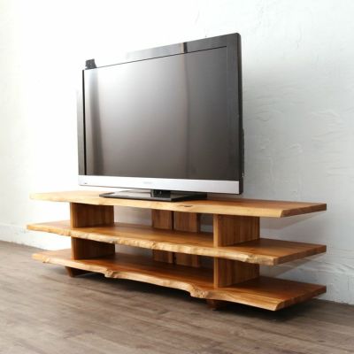 幅150cm ローボード BREEZE 木製 チーク 無垢 テレビボード 収納 棚 オープンラック ロータイプ テレビ台 おしゃれ シンプル ナチュラル アジアン 西海岸風 完成品