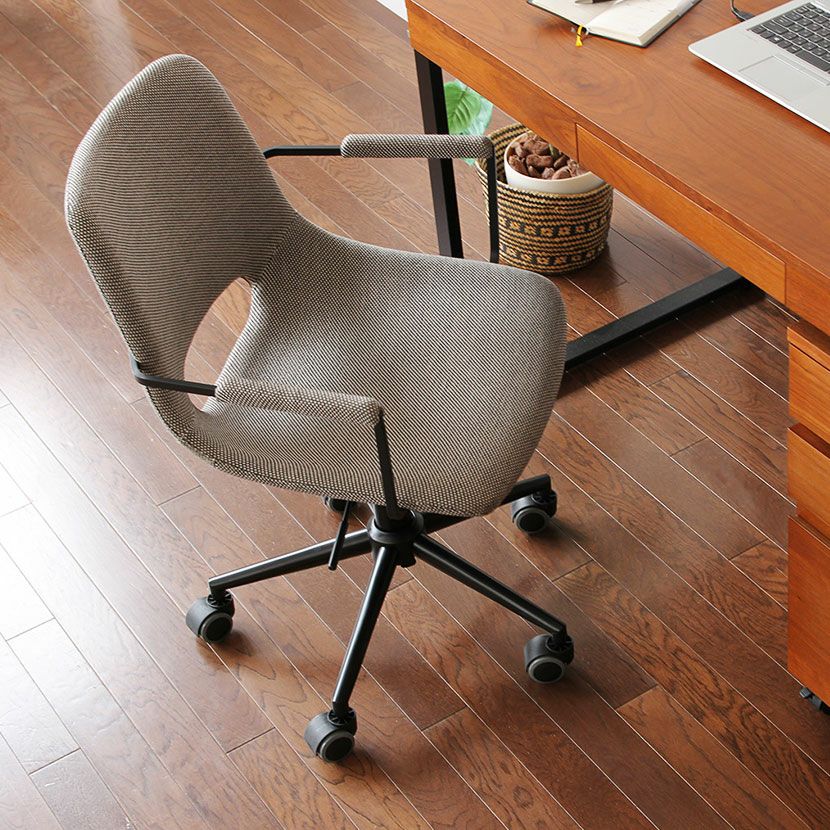 ZOBIDO北欧スタイル オフィスチェア 在宅デスクチェア 360回転座面昇降  