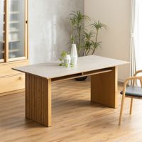 【設置無料】幅165cm セラミック ダイニングテーブル ウォールナット オーク 棚付き 4人用 長方形 テーブル 食卓テーブル セラミックテーブル おしゃれ 和モダン ナチュラル ブラウン｜¥59,000の動画