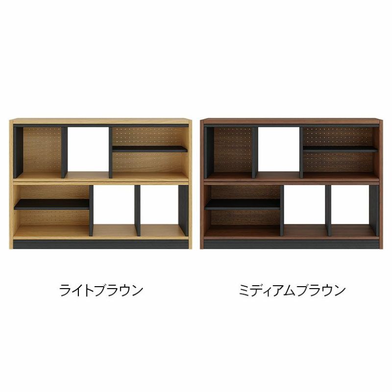 設置無料】幅120～205.6cm 伸長式 ラック 木目調 可動棚付き