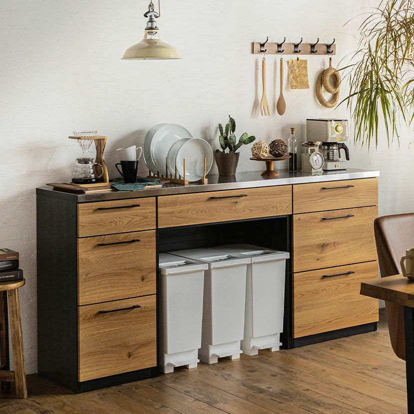 カウンター 北欧 カフェ 完成品 幅170 キッチンカウンター キッチン 