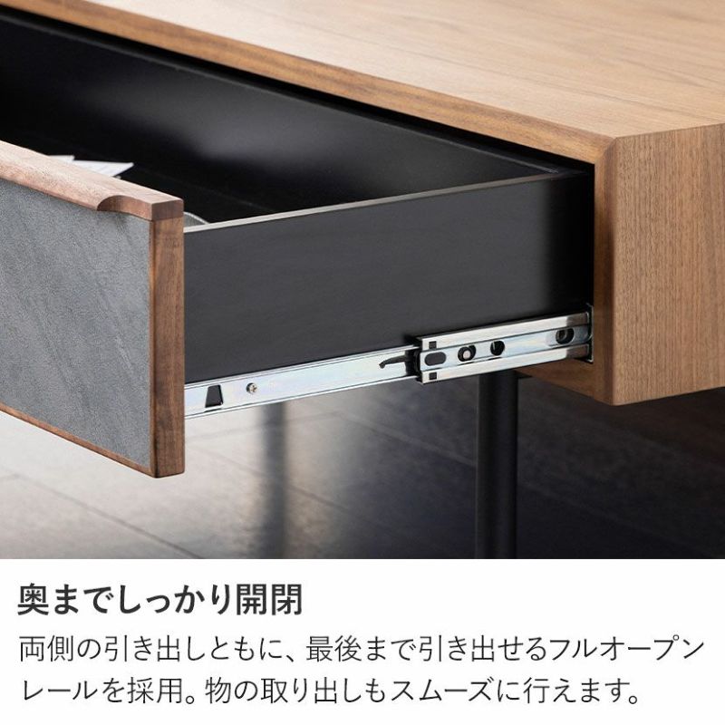 サイドテーブル ウォールナット ローテーブル マガジンラック