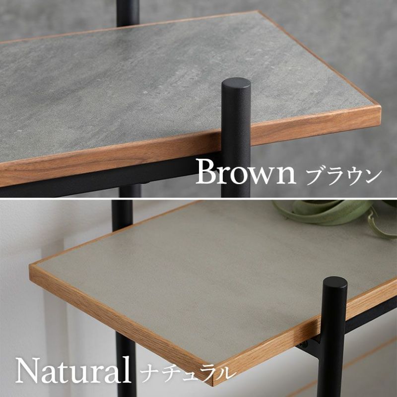 在庫3台 メラミン化粧板 ナチュラル モダン シェルフ 本棚 食器棚 飾り棚 幅120cm オープンラック ラグナー 3段 収納 棚 メラミン