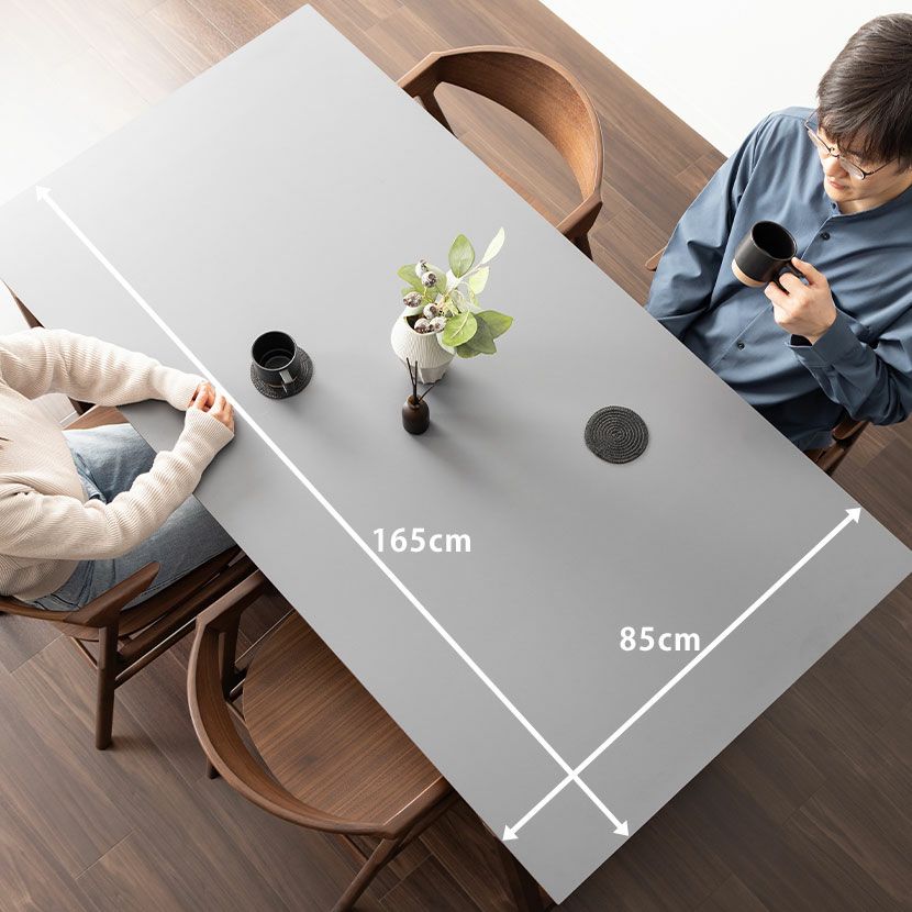 設置無料】4人用 メラミン ダイニングテーブルセット 5点 ミキモク